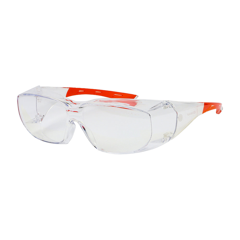 TIMCO Slimfit Overspecs Safety Glasses Clear - One Size