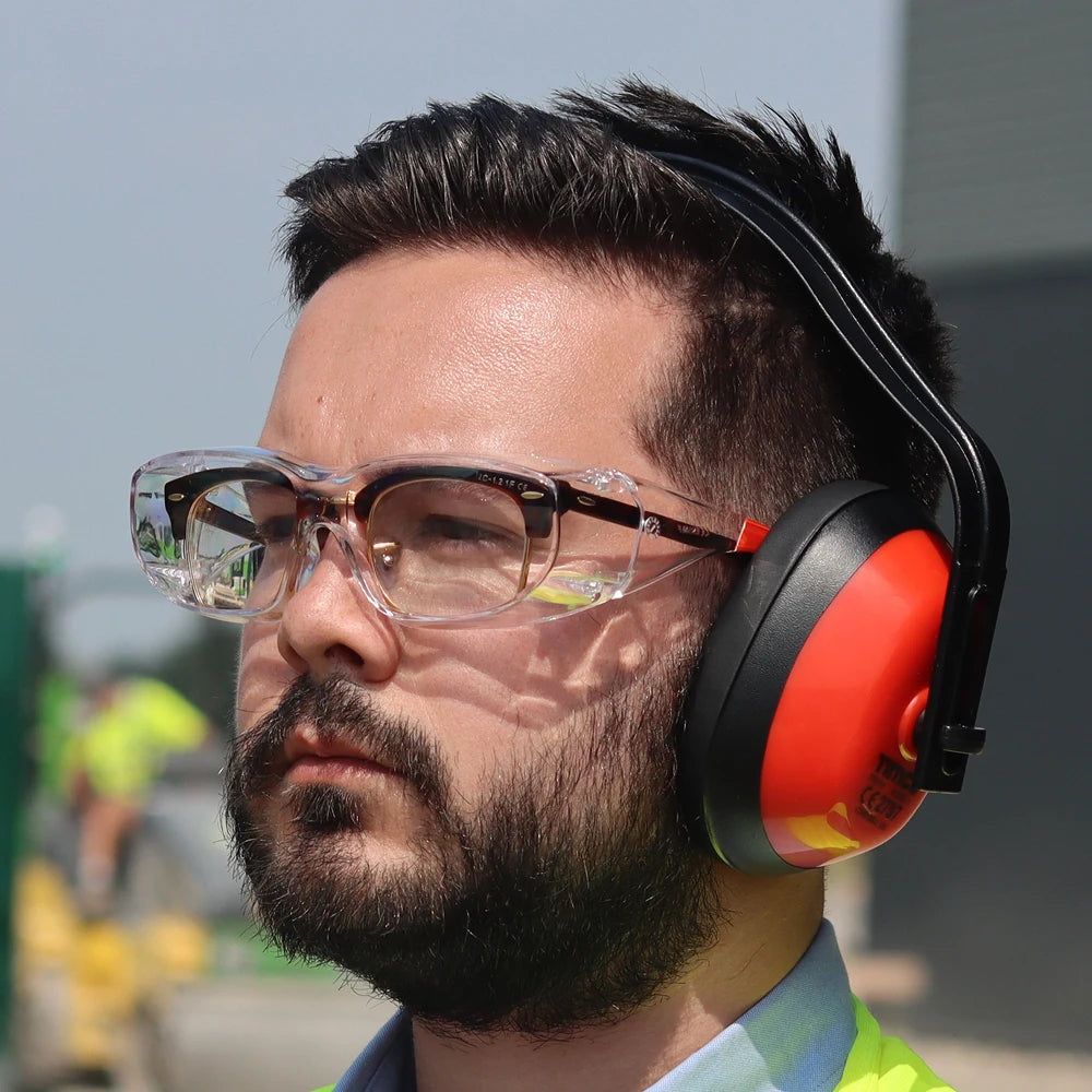 TIMCO Slimfit Overspecs Safety Glasses Clear - One Size