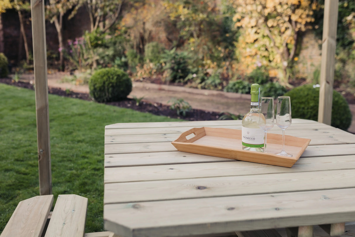 WESTWOOD SQUARE 8 SEAT PICNIC TABLE