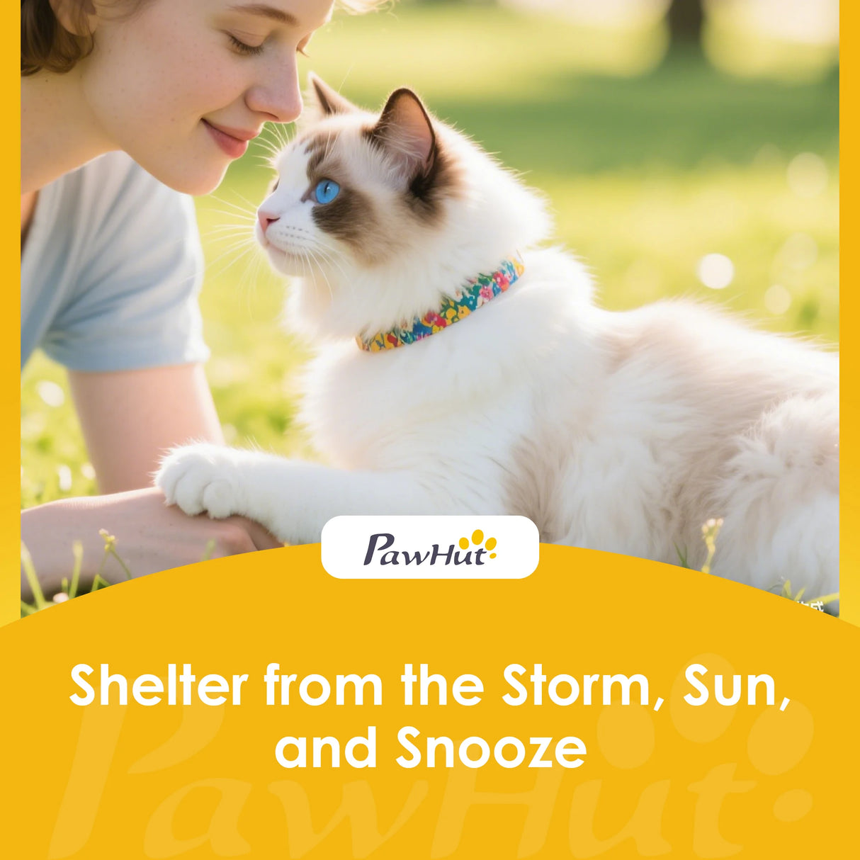 PawHut Catio Outdoor Cat Enclosure, Wooden Cat House with Platforms, Condo and Waterproof Cover for 23 Kittens, Grey