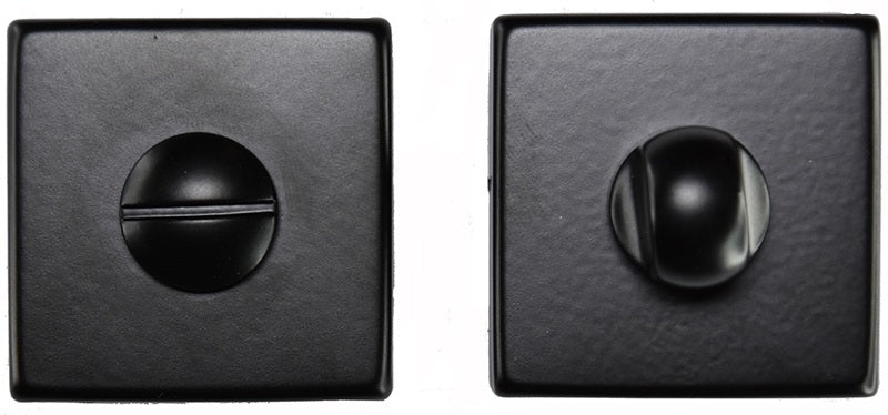TURN & RELEASE ON CONCEALED FIX SQUARE ROSE (ART LM 40/QES) MATT BLACK - MATT BLACK - 50 X 50 - SET