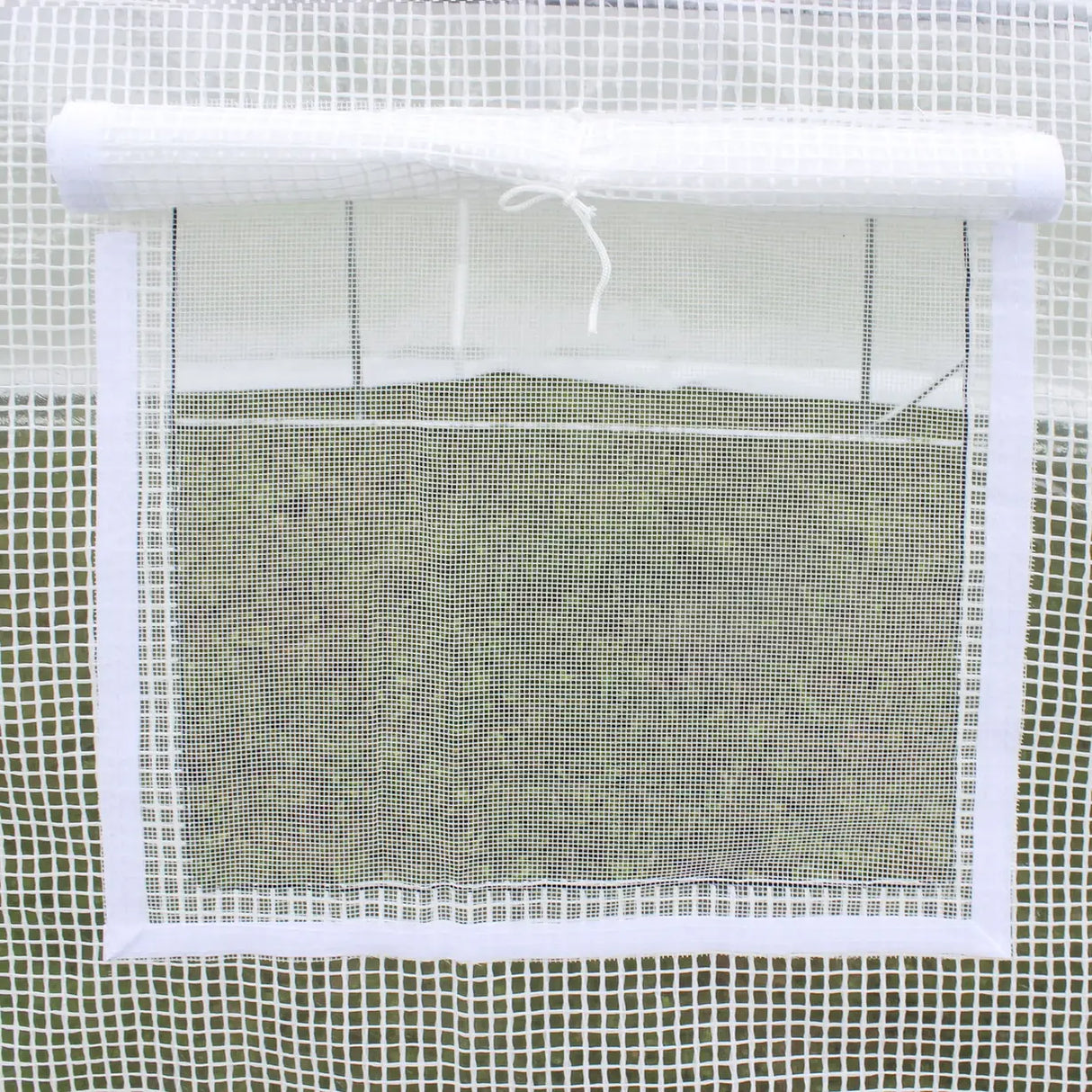 Outsunny 3 x 2 x 2m Polytunnel Greenhouse Replacement Cover ONLY Winter Garden Plant PE Cover for Tunnel Walk-in Greenhouse with Roll-up Windows Door Outdoor, White