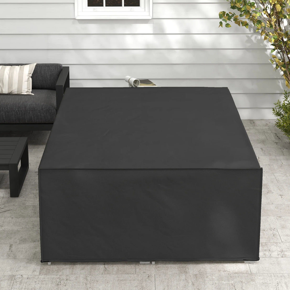 Outsunny 155 x 222cm Waterproof Furniture Cover - Black