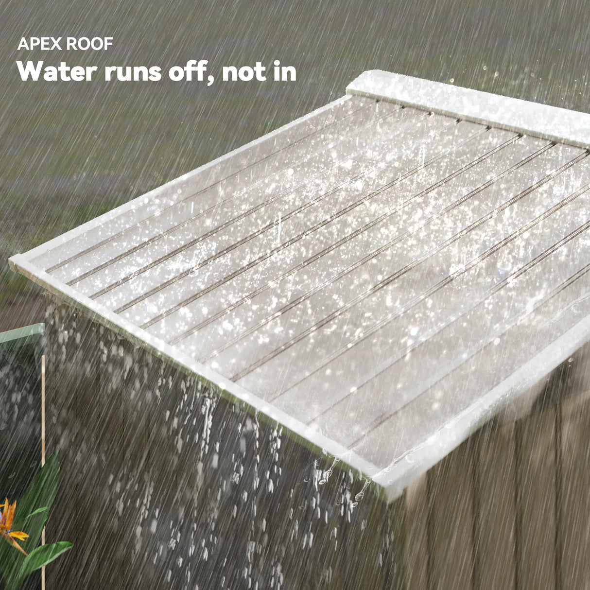 Outsunny 7 x 4ft Metal Garden Storage Shed with Vents, Floor Foundation Kit and Lockable Double Doors, Light Brown