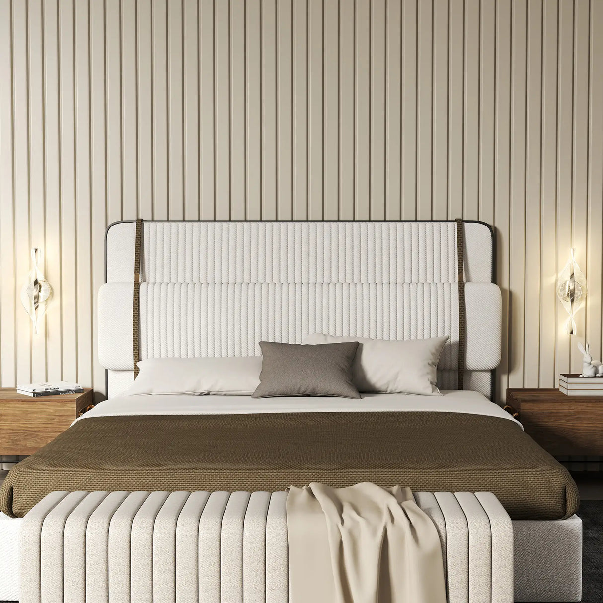 HOMCOM Led Wall Lamp 2 Pack, 13W Modern Indoor Spiral Wall Light, Colour Temperature Adjustable 3000K/4000K/6500K, for Bedroom, Living Room, Hallway, Stairs, Silver Tone