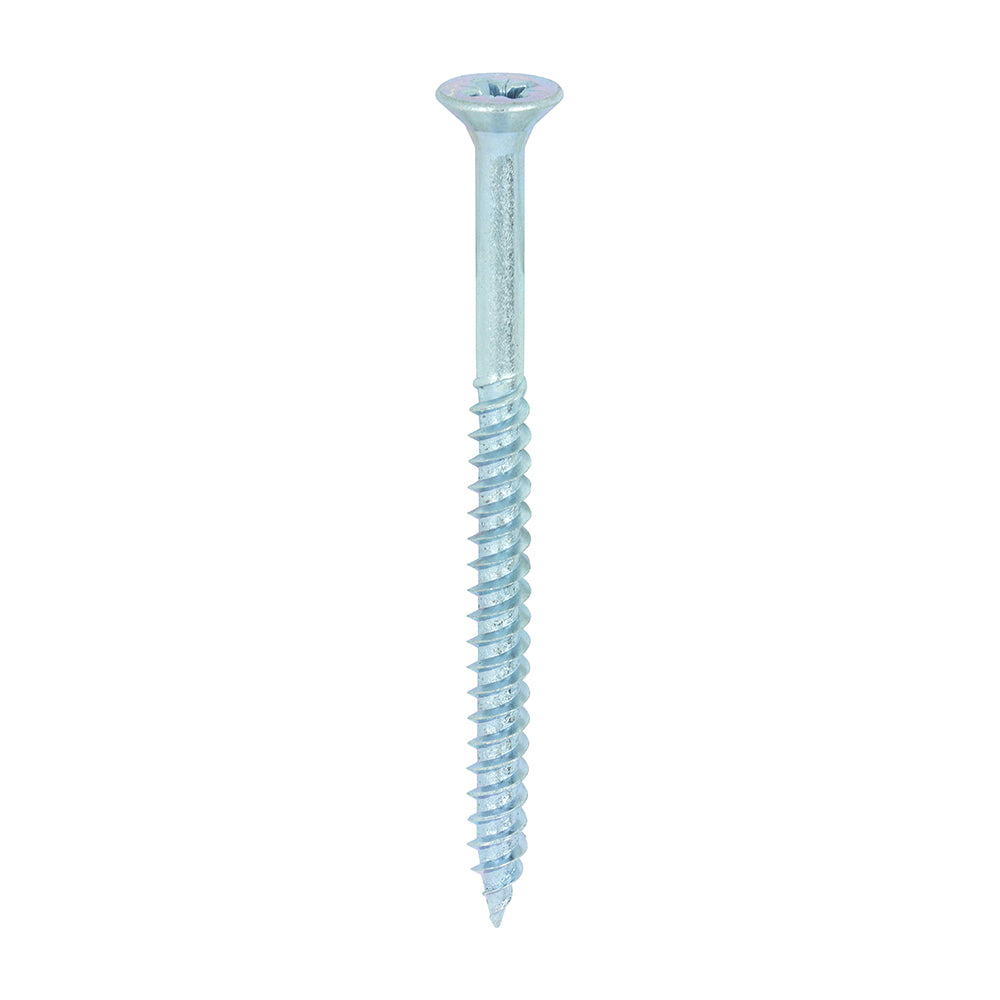 200 x TIMCO Twin-Threaded Countersunk Silver Woodscrews - 12 x 3