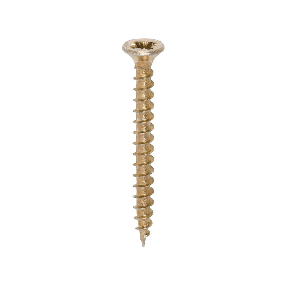 200 x TIMCO Solo Countersunk Gold Woodscrews - 3.5 x 35