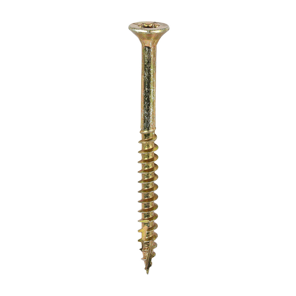 200 x TIMCO C2 Clamp-Fix Multi-Purpose Premium Countersunk Gold Woodscrews - 4.0 x 50