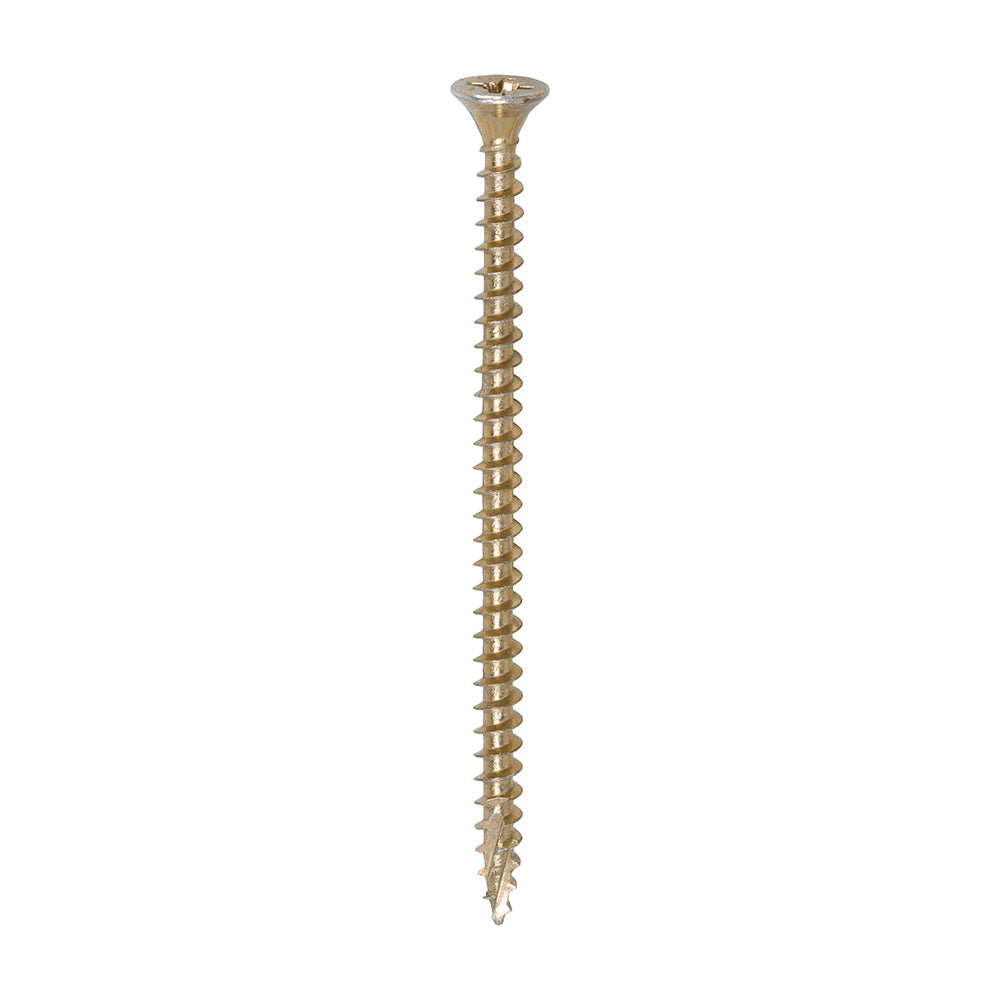 500 x TIMCO C2 Strong-Fix Multi-Purpose Premium Countersunk Gold Woodscrews - 4.0 x 70