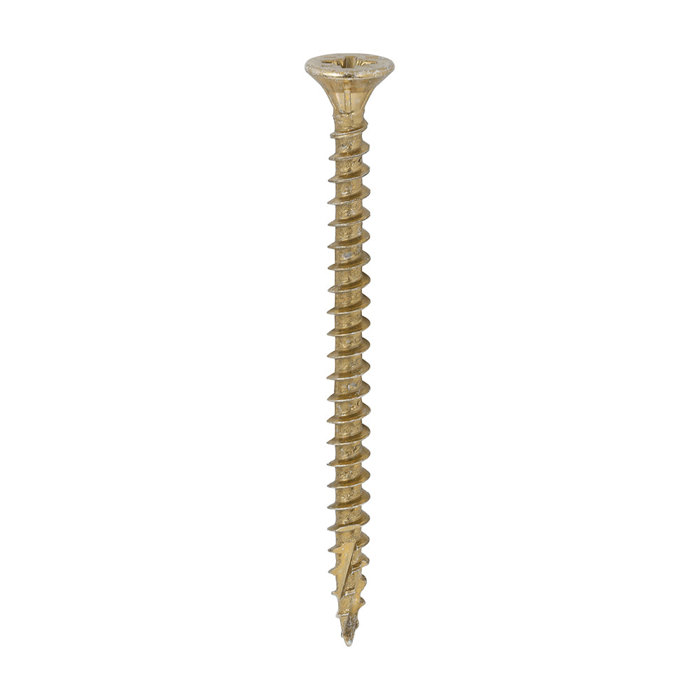 200 x TIMCO C2 Strong-Fix Multi-Purpose Premium Countersunk Gold Woodscrews - 4.5 x 60