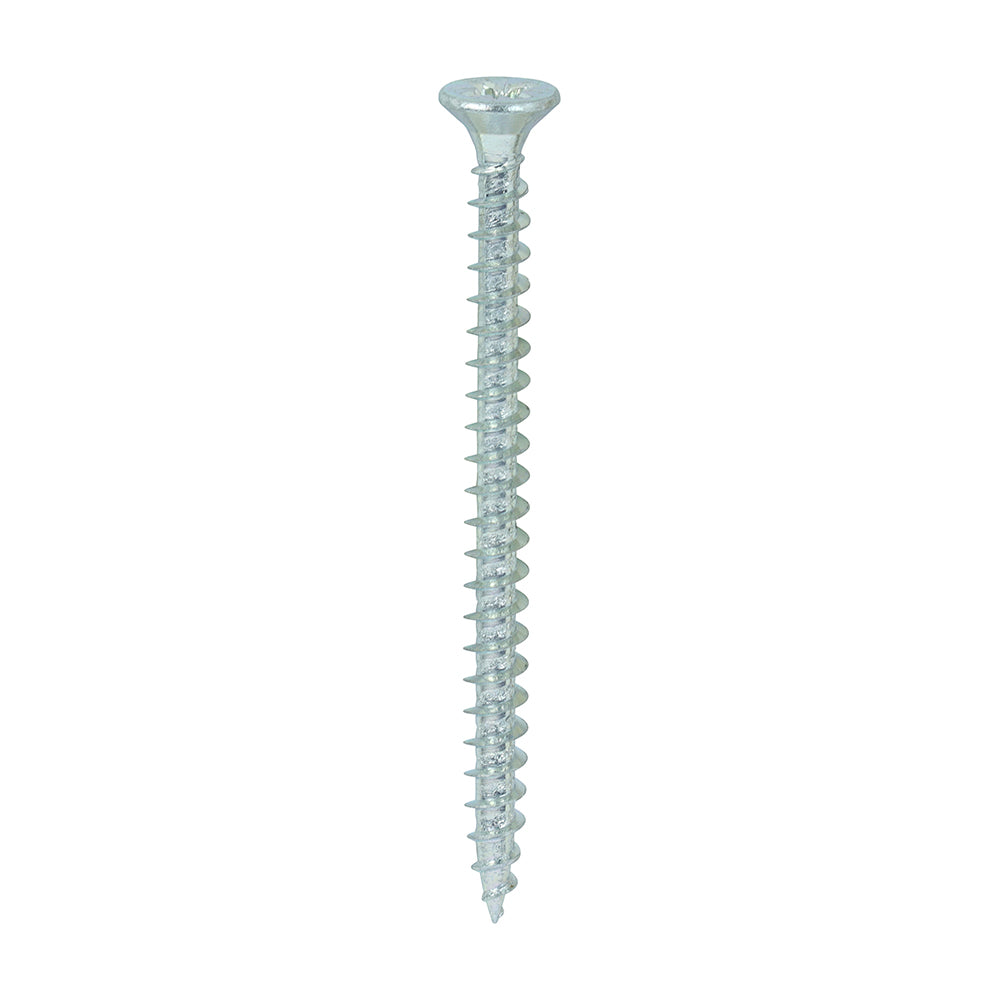 200 x TIMCO Solo Countersunk Silver Woodscrews - 4.5 x 60