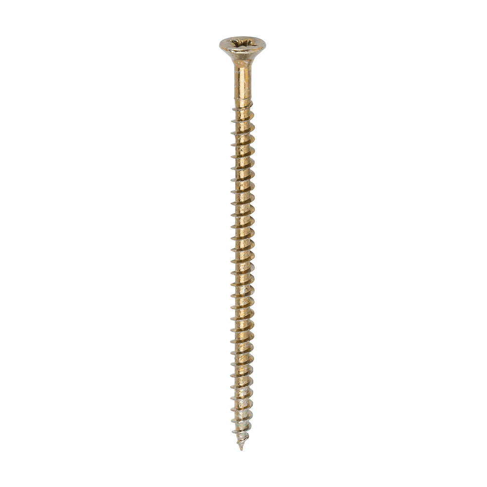 200 x TIMCO Solo Countersunk Gold Woodscrews - 4.5 x 80