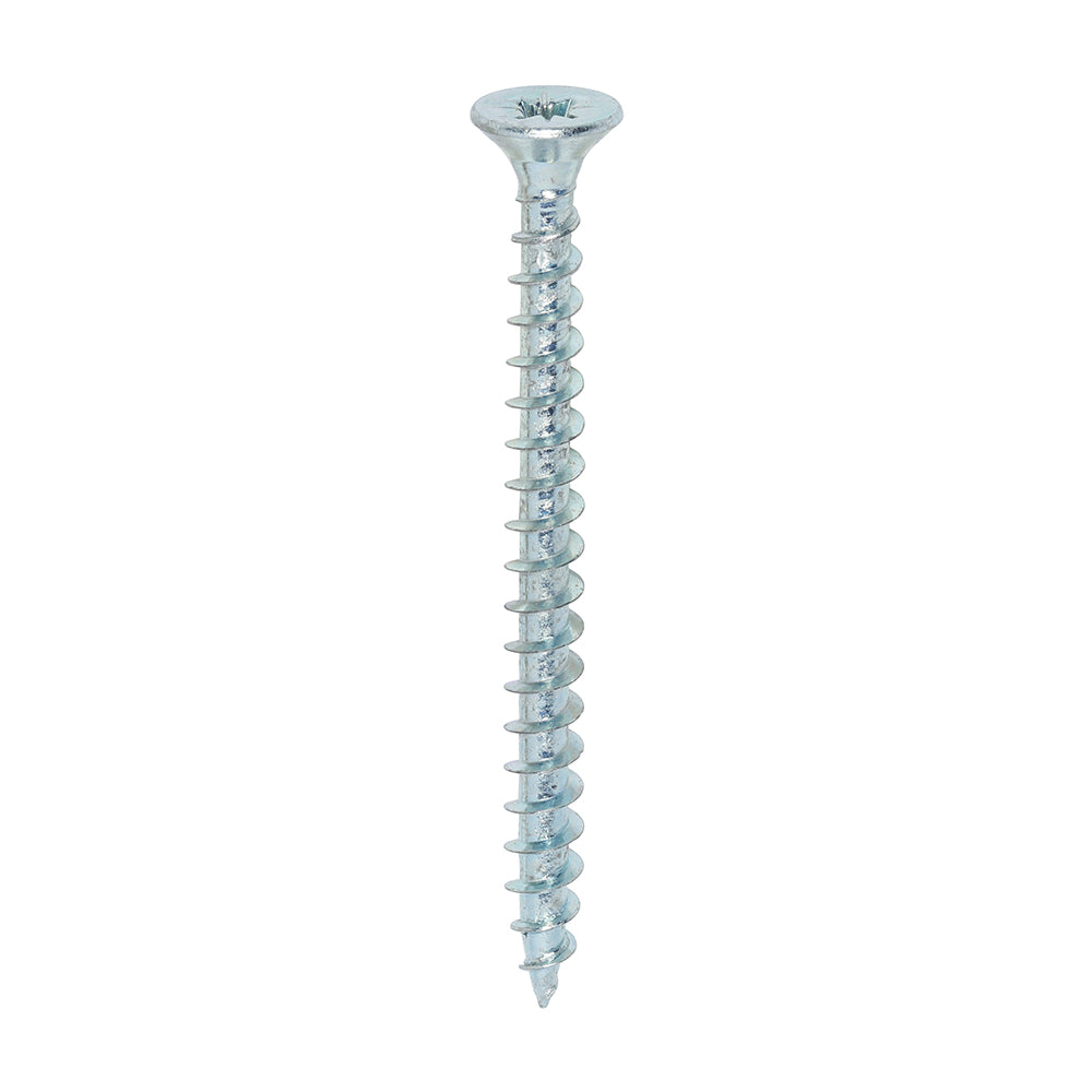 200 x TIMCO Solo Countersunk Silver Woodscrews - 5.0 x 60