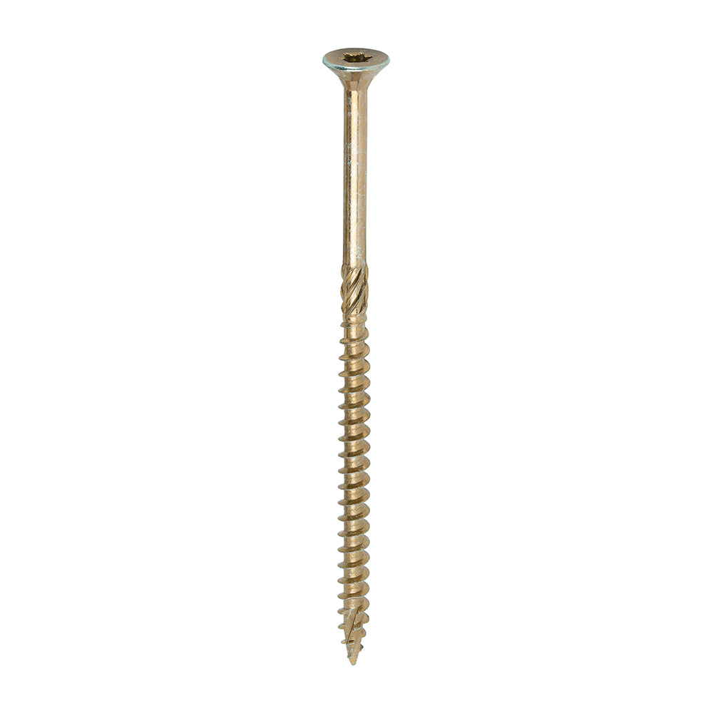 100 x TIMCO C2 Clamp-Fix Multi-Purpose Premium Countersunk Gold Woodscrews - 6.0 x 120