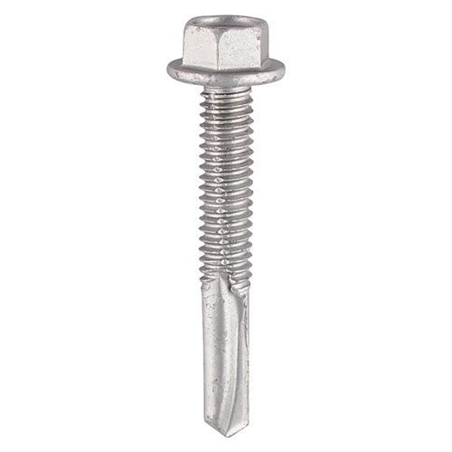 100 x TIMCO Self-Drilling Heavy Section A2 Stainless Steel Bi-Metal Screws - 5.5 x 55