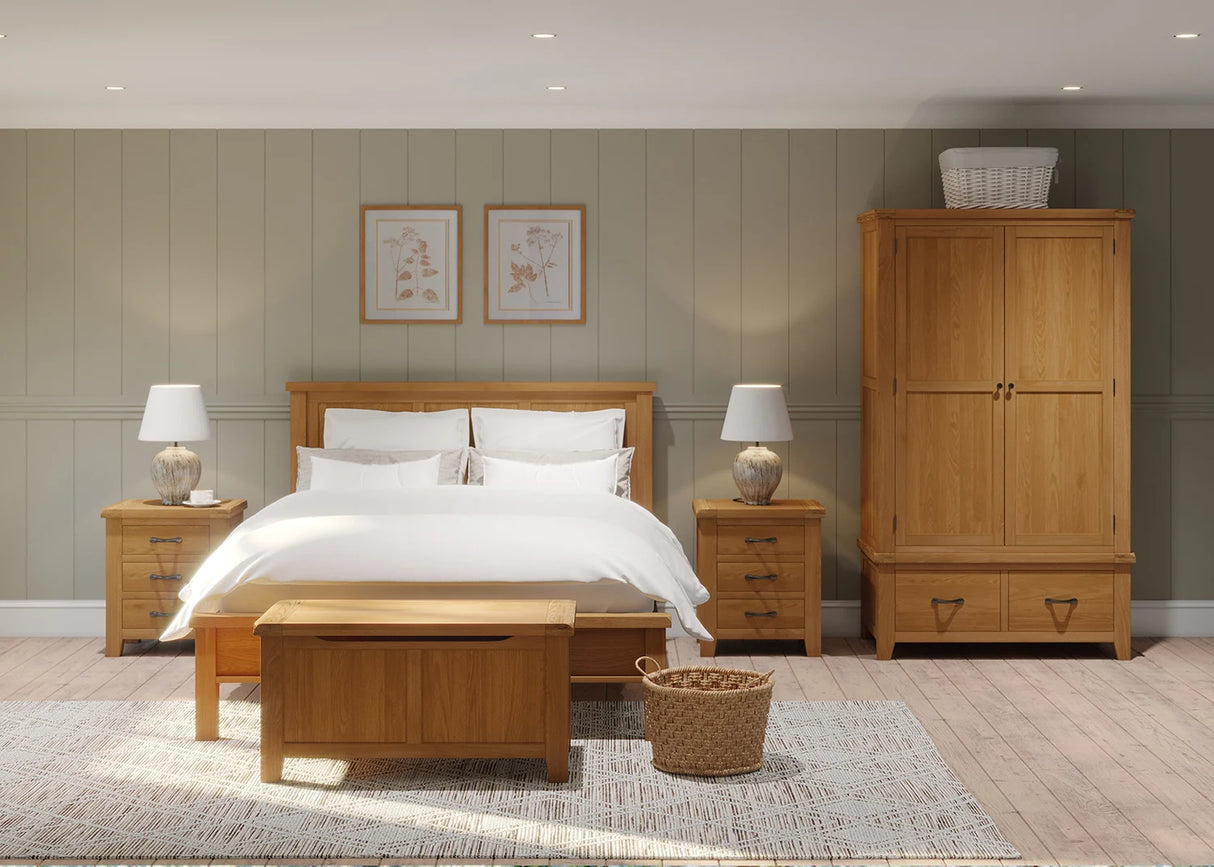 Double Wardrobe With 2 Drawers