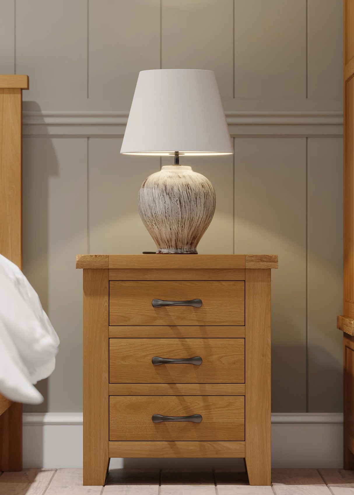 3 Drawer Bedside