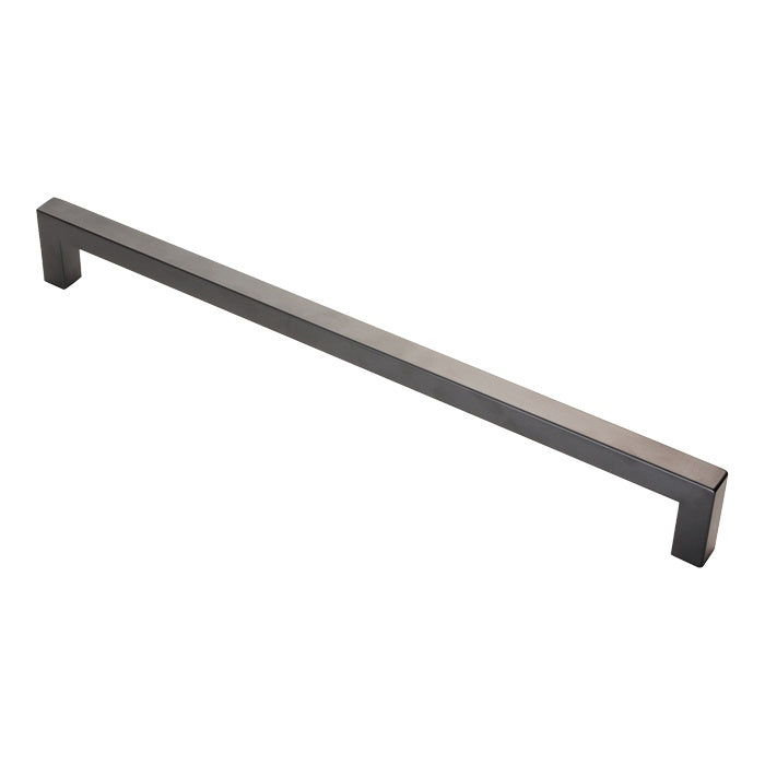 19MM DIA. SQUARE MITRED PULL HANDLE - 450MM C/C - BOLT THROUGH FIXING_x005F
- MATT BLACK - EACH
