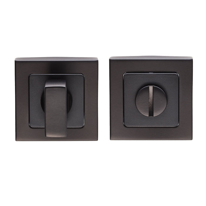 TURN & RELEASE - 5MM SPINDLE - PUSH-ON SQUARE ROSE_x005F
- MATT BLACK - SET