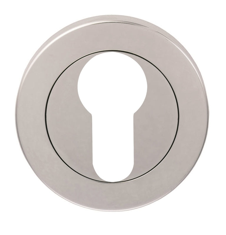 STEELWORX - ESCUTCHEON EURO PROFILE ON CONCEALED FIX ROUND ROSE - SATIN STAINLESS STEEL - 50 x 6 - EACH