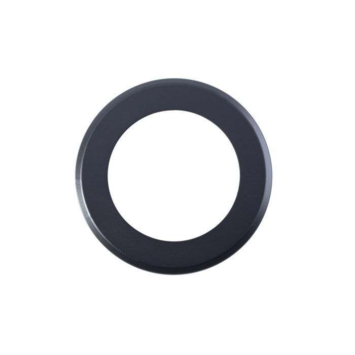 ROUND SZM OUTER ROSE COVER PACK - MATT BLACK - PAIR