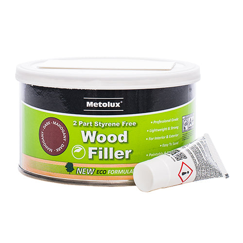 Metolux 2 Part Styrene Free Wood Filler Teak - 275ml