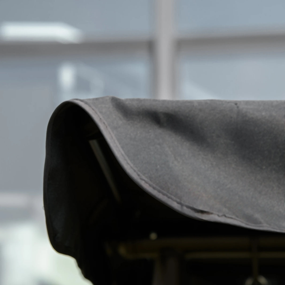 Outsunny Three-Seater Garden Swing Bed - Black