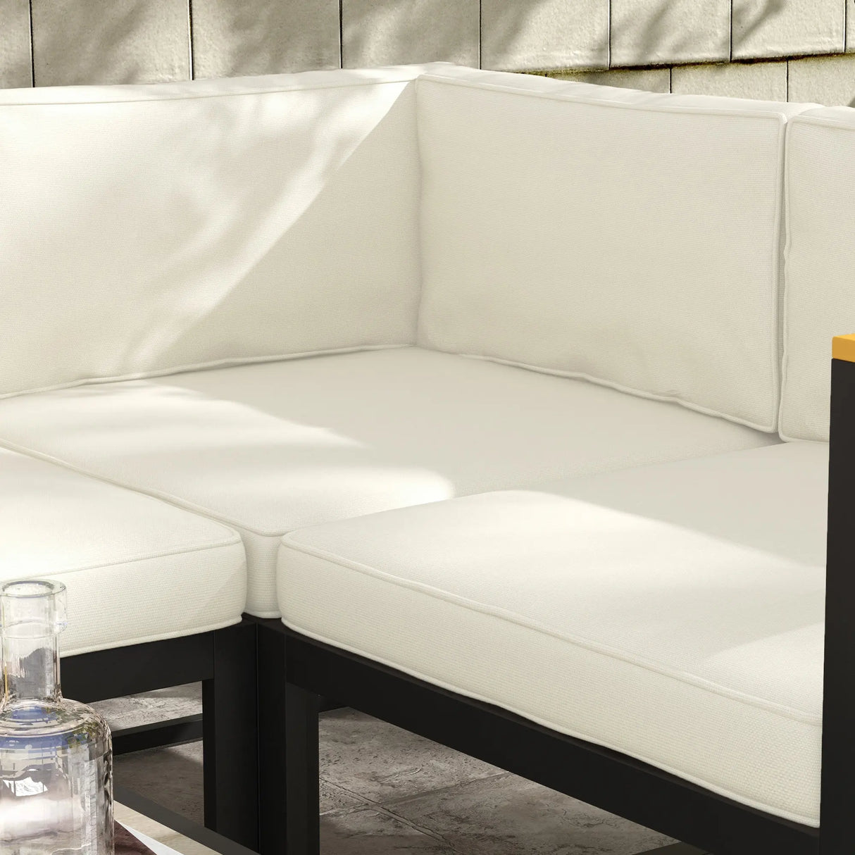 Outsunny Set of 14 Dining Set Cushions - Cream