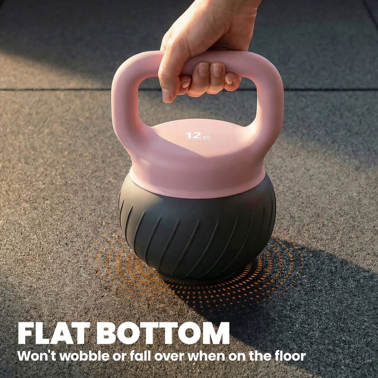 SPORTNOW Soft Kettlebell, 12kg Kettle Bell with Anti-Slip Grip for Home Gym Weight Lifting and Strength Training
