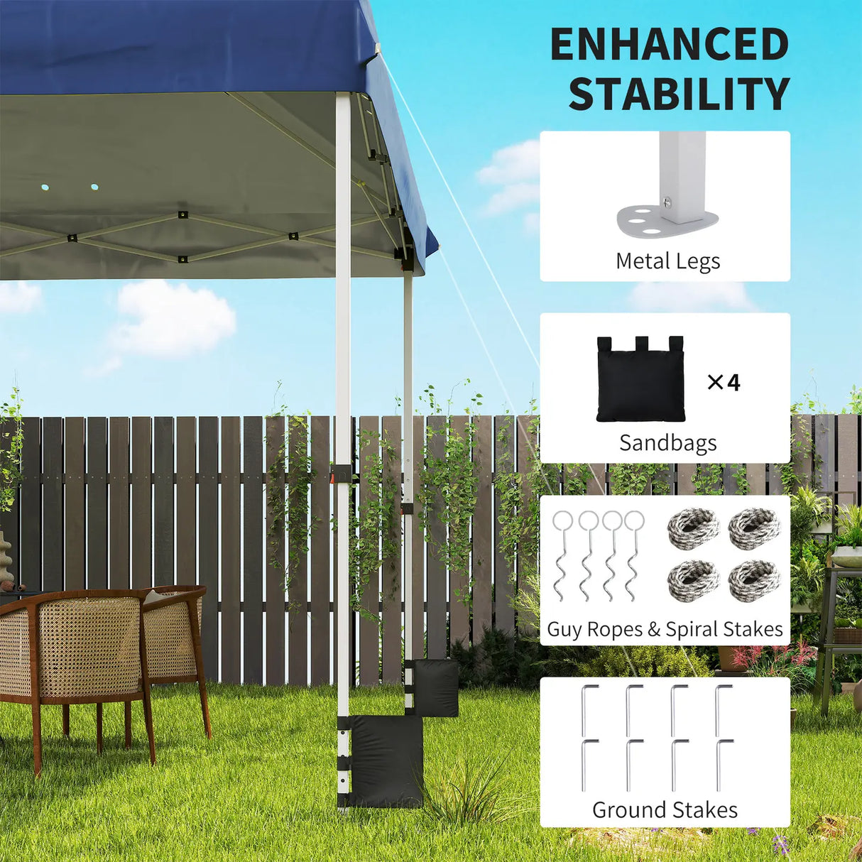 Outsunny 3 x 3 m Pop Up Gazebo with Wheels, UPF50+ One-Touch Outdoor Garden Party Tent Marquee Wedding Awning Canopy, Dark Blue