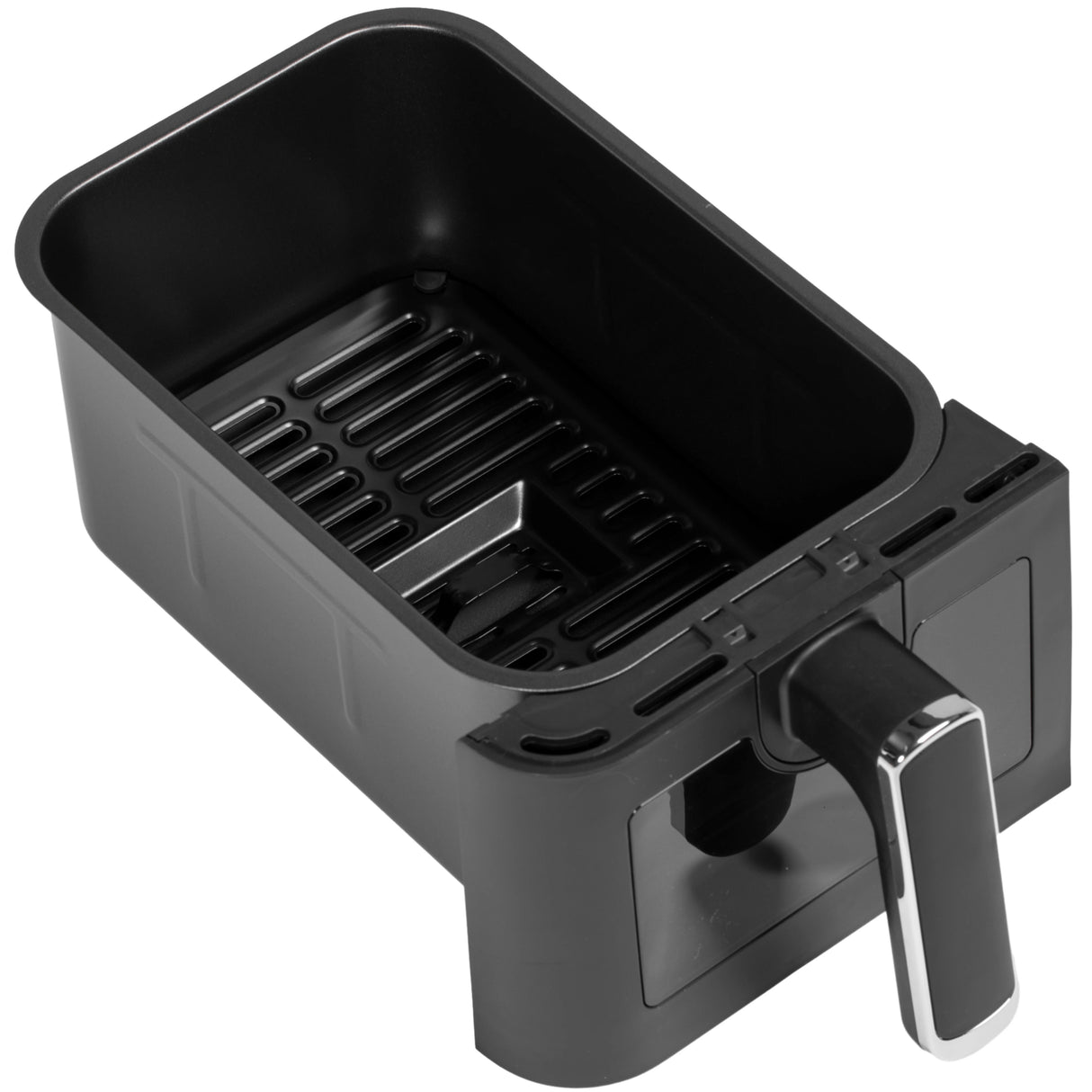 HOMCOM 8L Dual Basket Air Fryer, 80-200, with Sync Function - Black/Silver