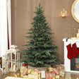 HOMCOM 6ft Artificial Christmas Tree with Realistic Branches, Easy Assembly - Green