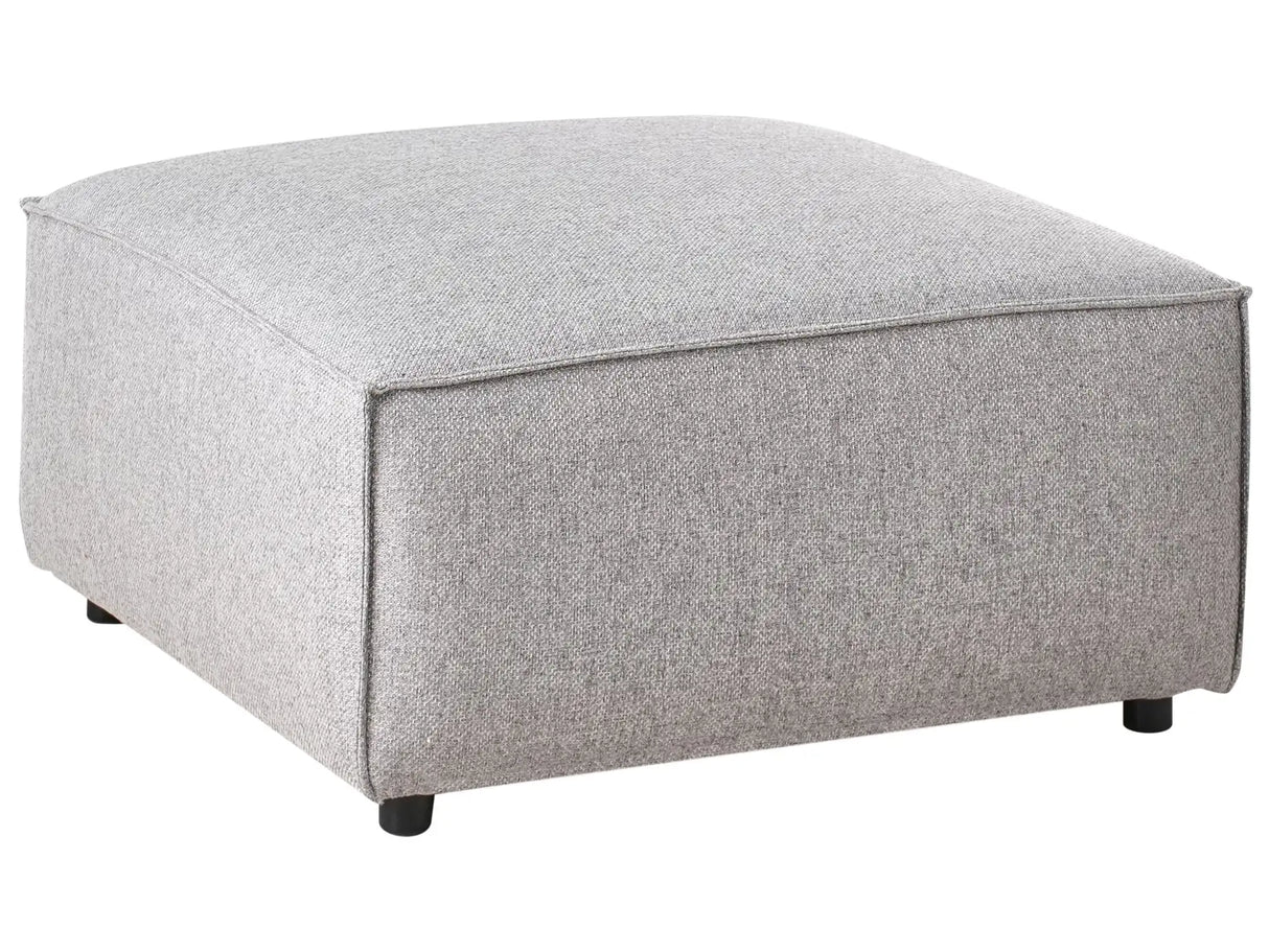 Ottoman Grey Fabric Living Room Modern Beliani
