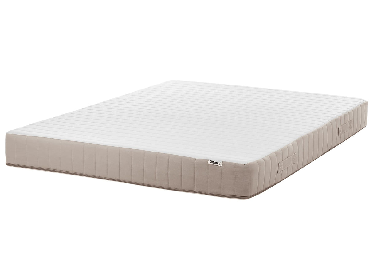 Pocket Sprung Mattress EU King Size with Handles Latex Filling Removable Cover 5ft3 Firm Modern Design Quilted Beliani