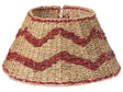 Christmas Tree Collar Natural with Red Seagrass  43cm Handmade Round Accessories Beliani