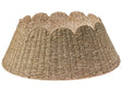 Christmas Tree Collar Natural Seagrass  67 cm Handmade Round Christmas Accessories Decorations Beliani