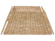 Christmas Tree Collar Natural Seagrass 59 x 59 cm Handmade Square Accessories Decorations Beliani