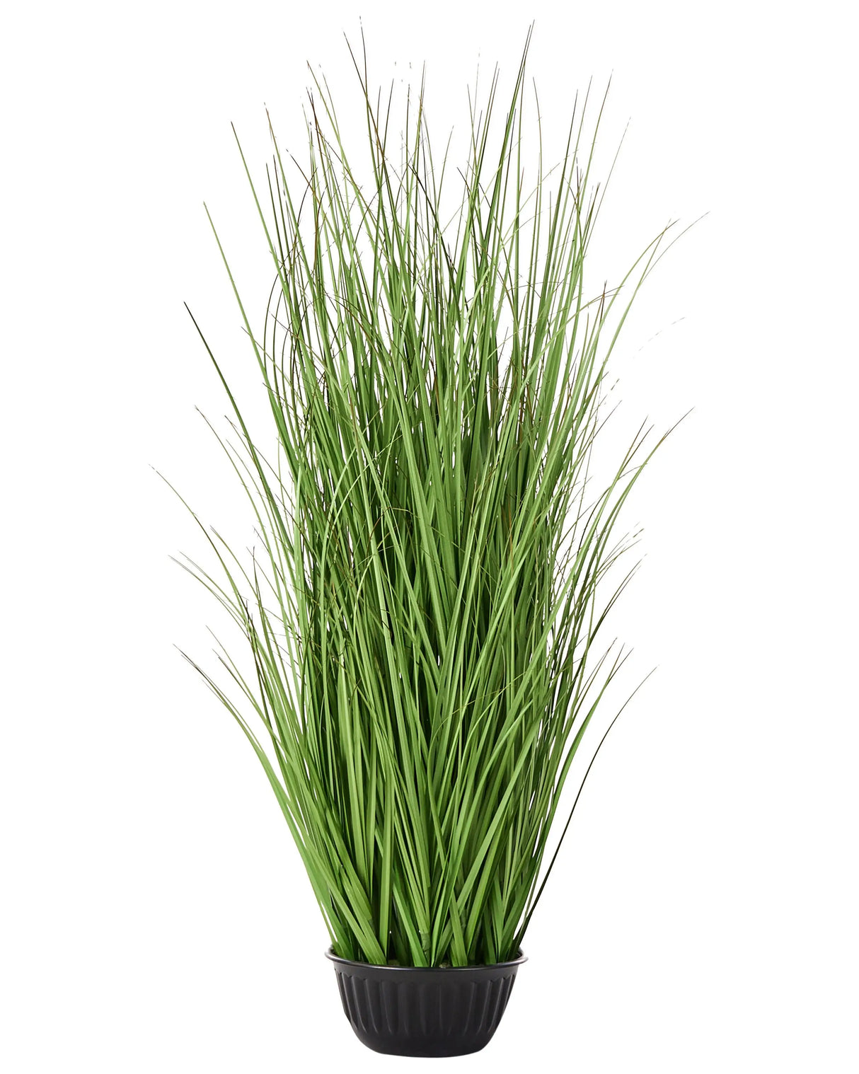 Artificial Potted Plant Green Synthetic Material and Black Plastic Pot 120 cm Decorative Home Accessory Beliani