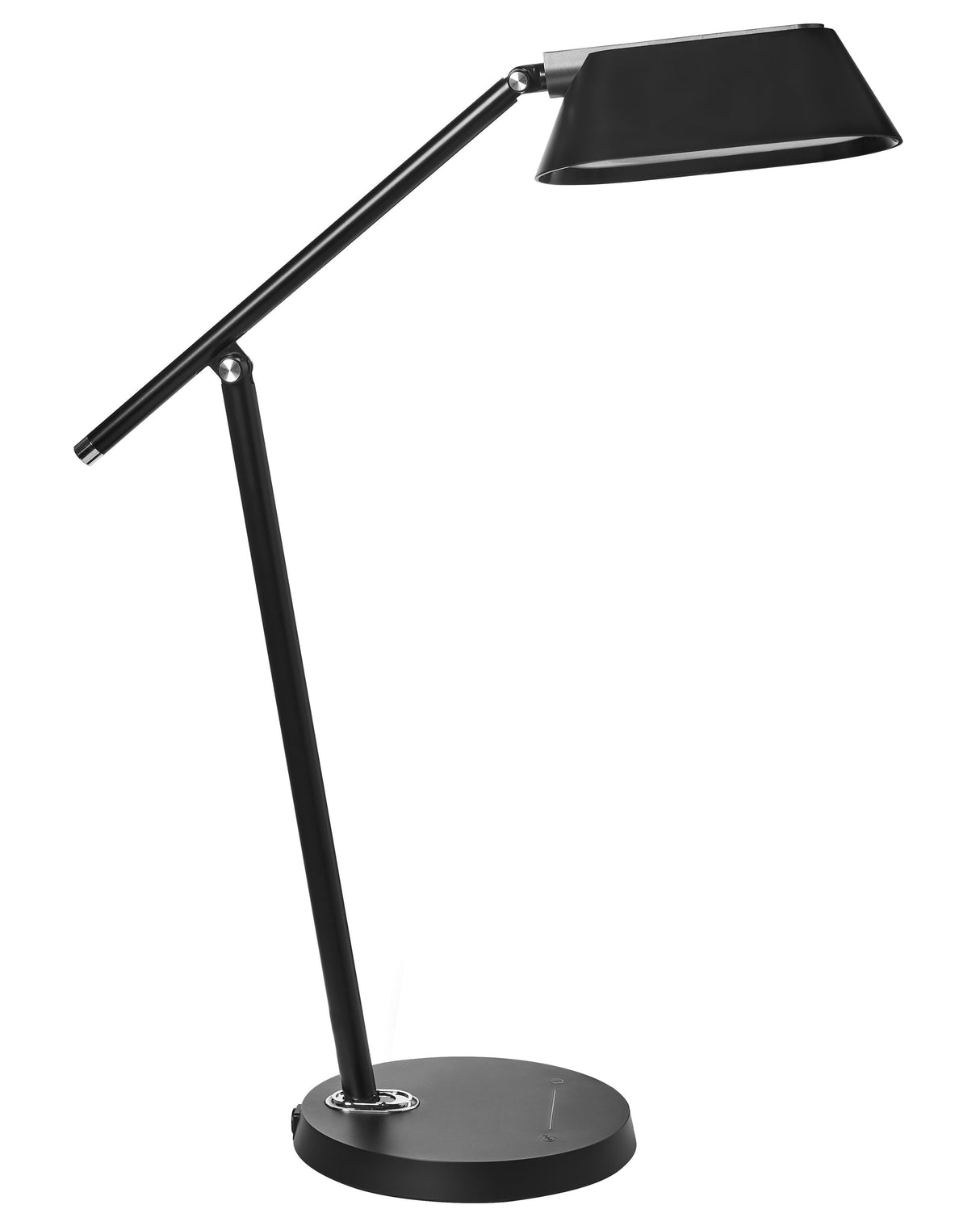 Office Desk Lamp Black Table Lighting Reading Computer Lamp Adjustable Arm Slide Stepless Dimmer Switch Timer Beliani