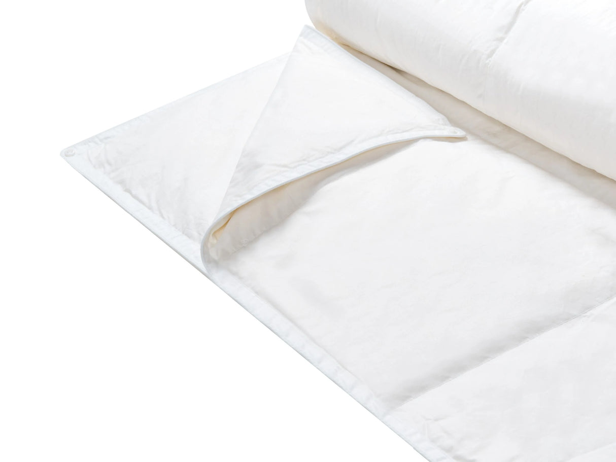 Duvet Japara Cotton Duck Down Filling 200 x 220 cm All-Season Two Layers Double Beliani