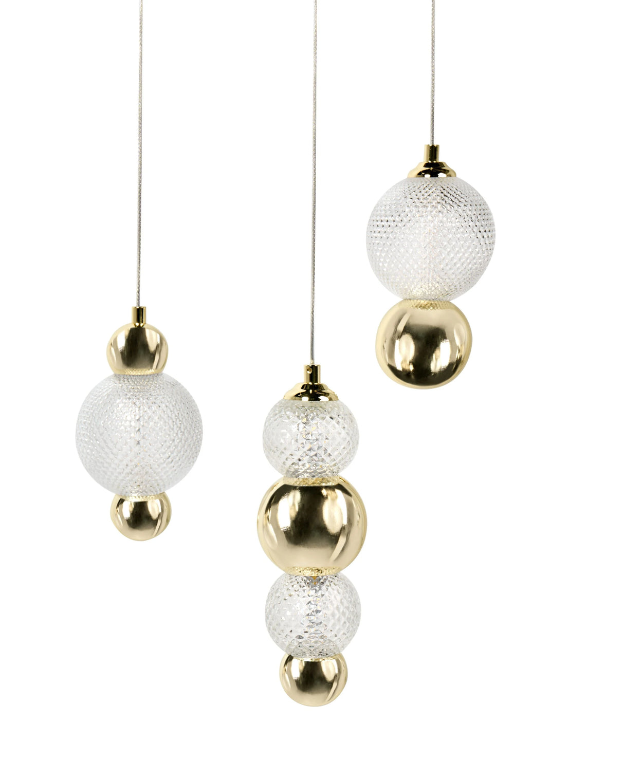 LED Wall Lamp Gold Glass Shade Metal Base Glam Style Ambient Light Living Room Bedroom Beliani