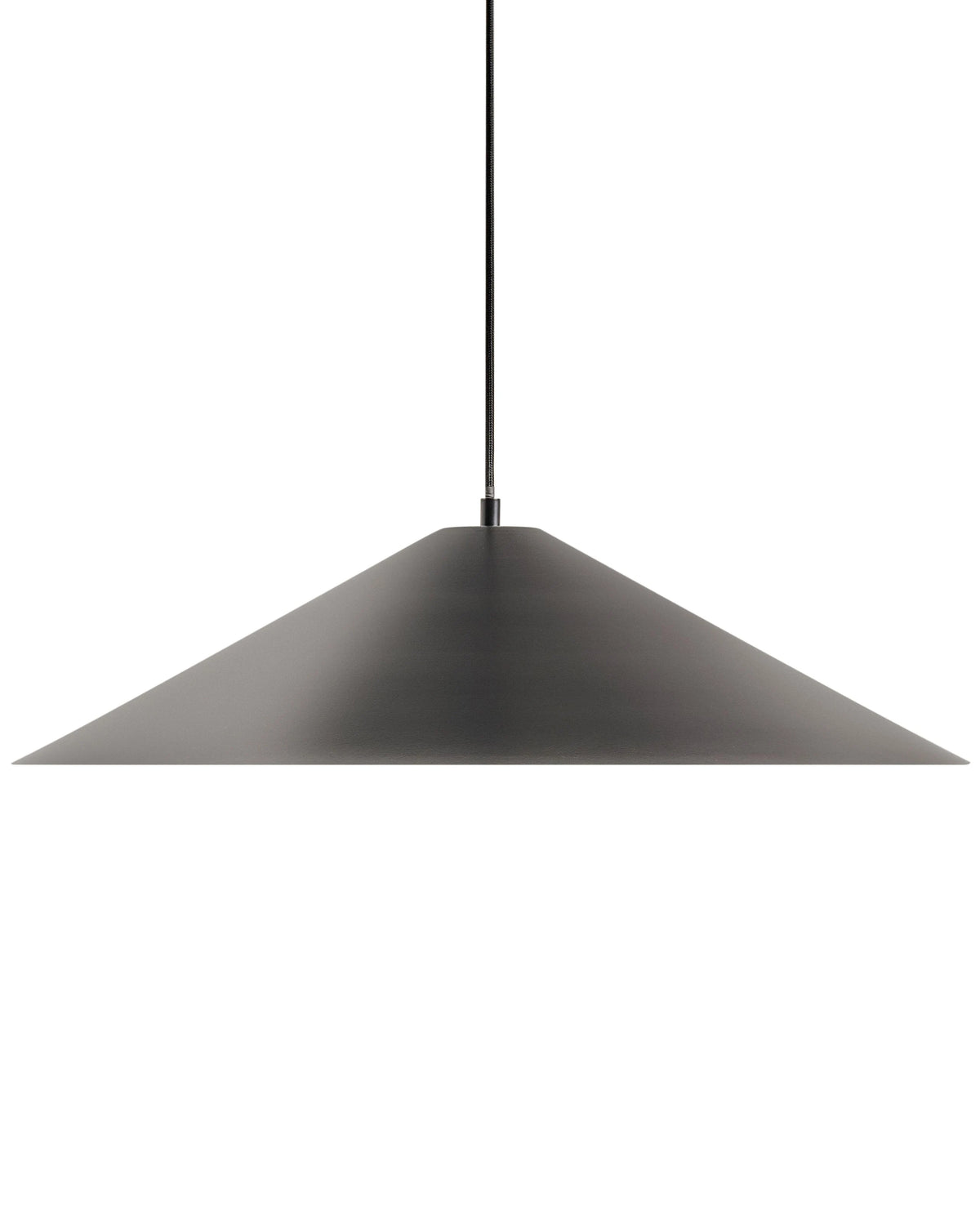 Pendant Lamp Black Metal UFO Modern Design Mid Century Style Painted Beliani