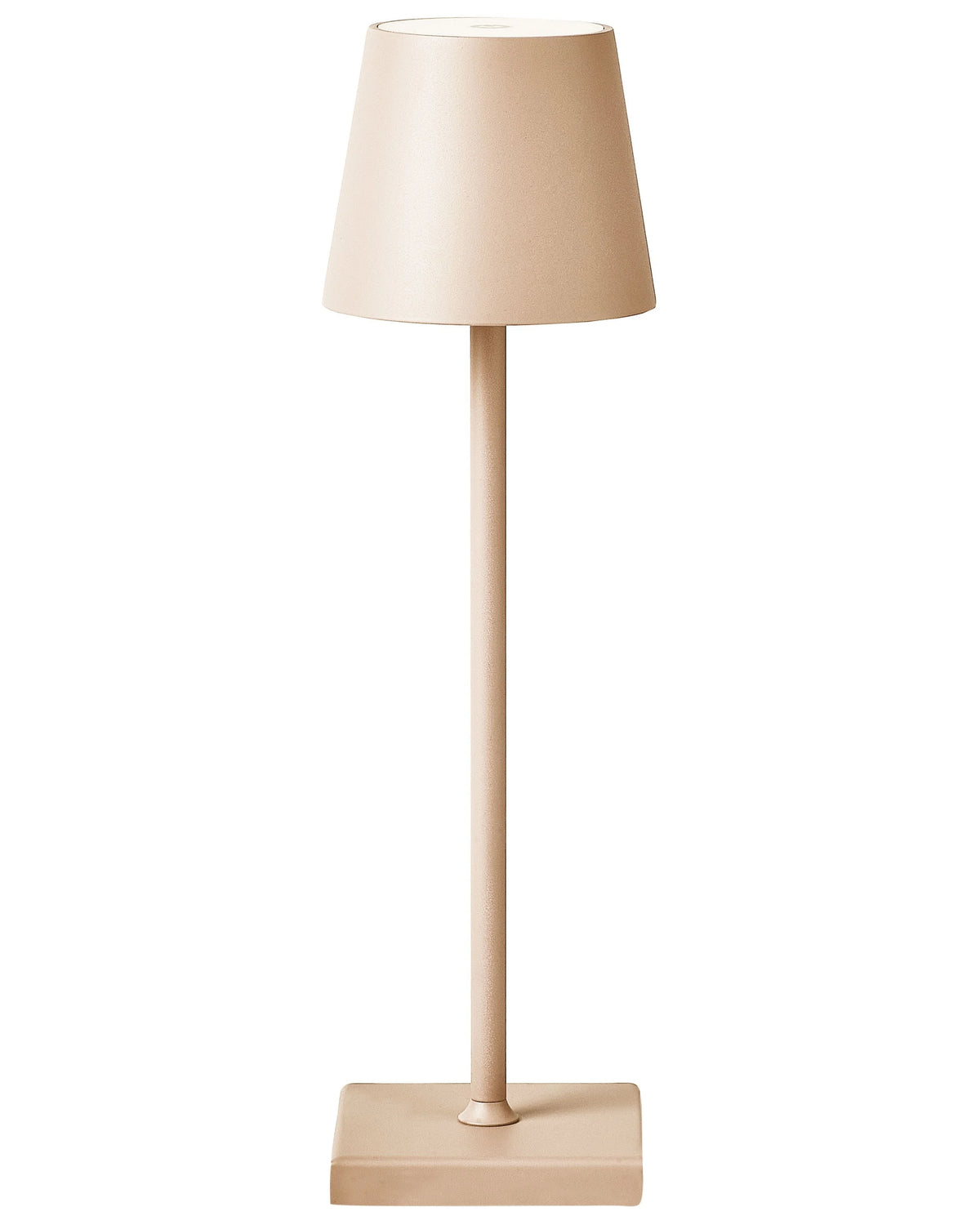 Table Lamp Orange Aluminium Indoor Outdoor Modern with Touch Switch USB Cable Charging Wireless Beliani