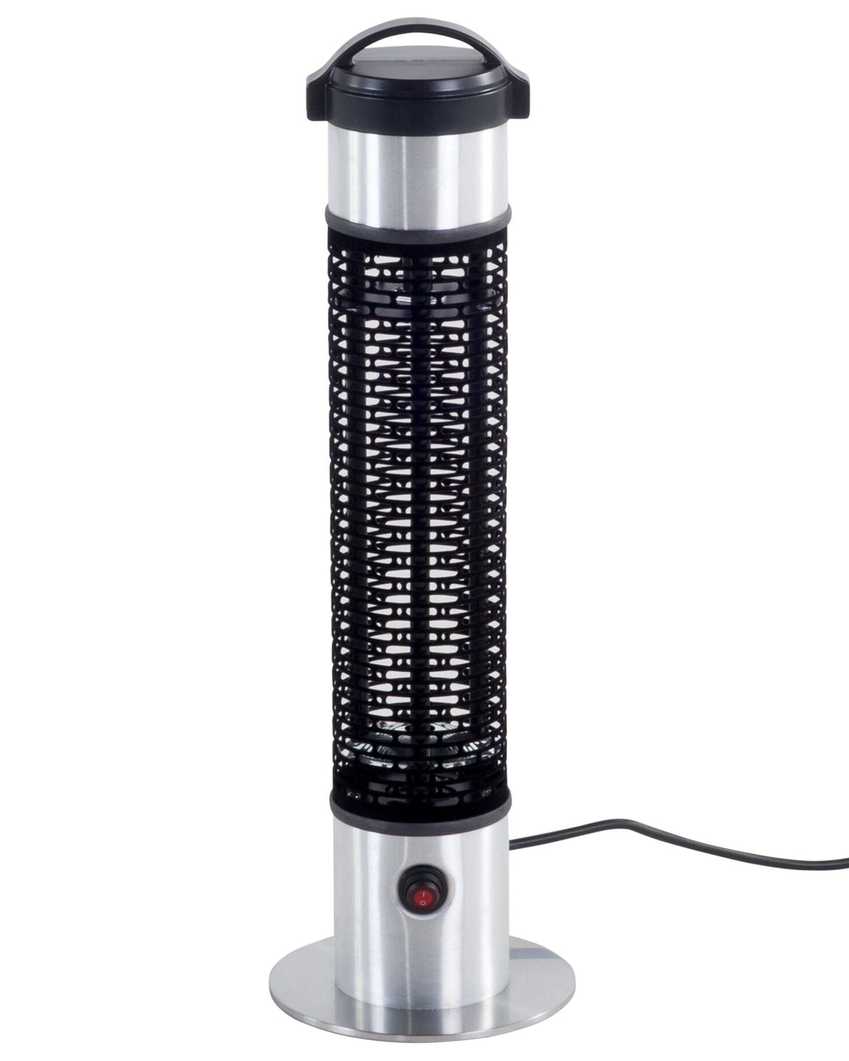Patio Heater Black Metal 64H cm Freestanding 800W Beliani