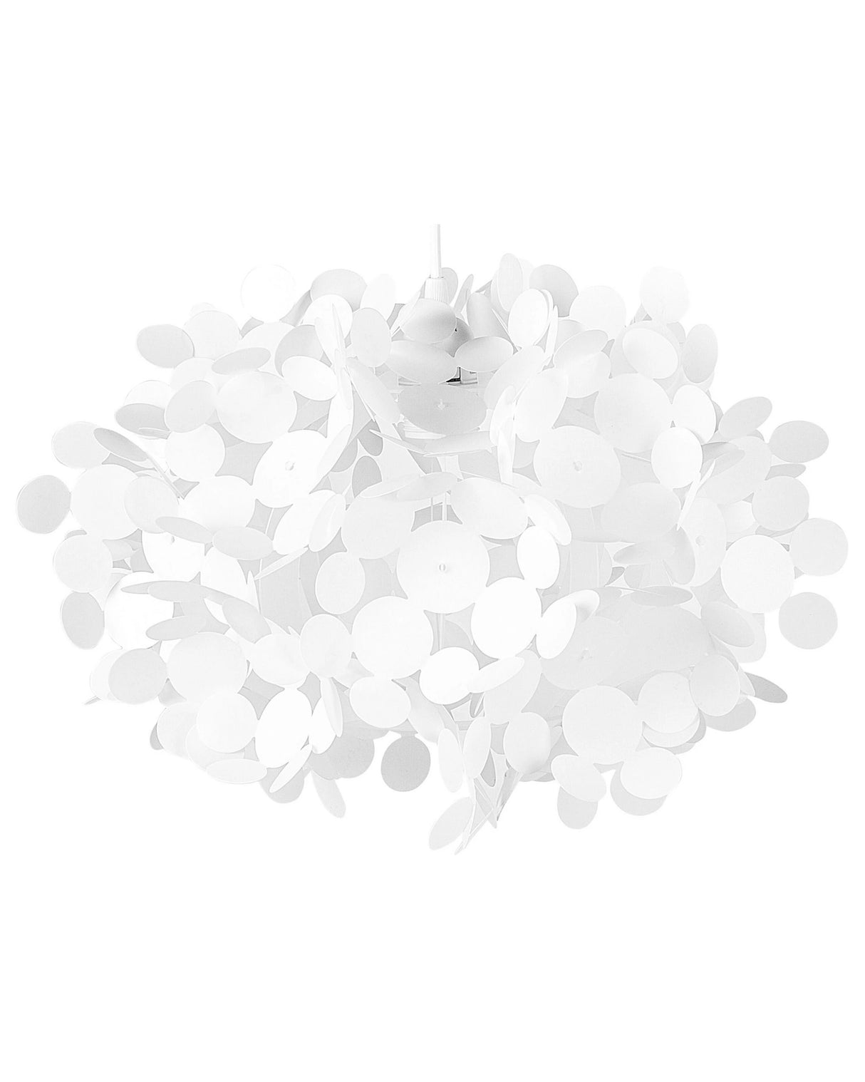 Pendant Lamp Light White Irregular Decorative Shade Beliani
