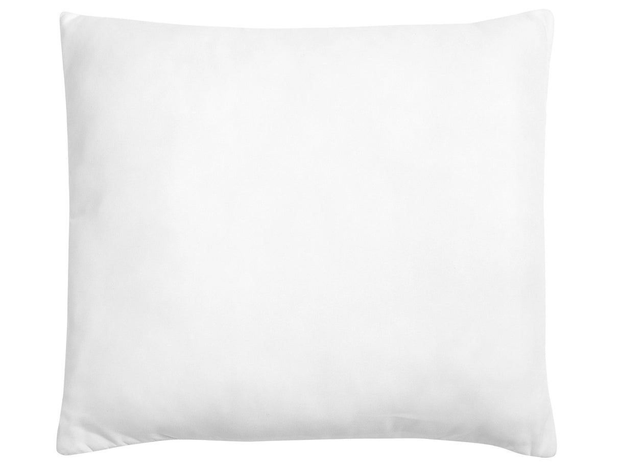 Bed Pillow White Microfibre 80 x 80 cm Soft Beliani