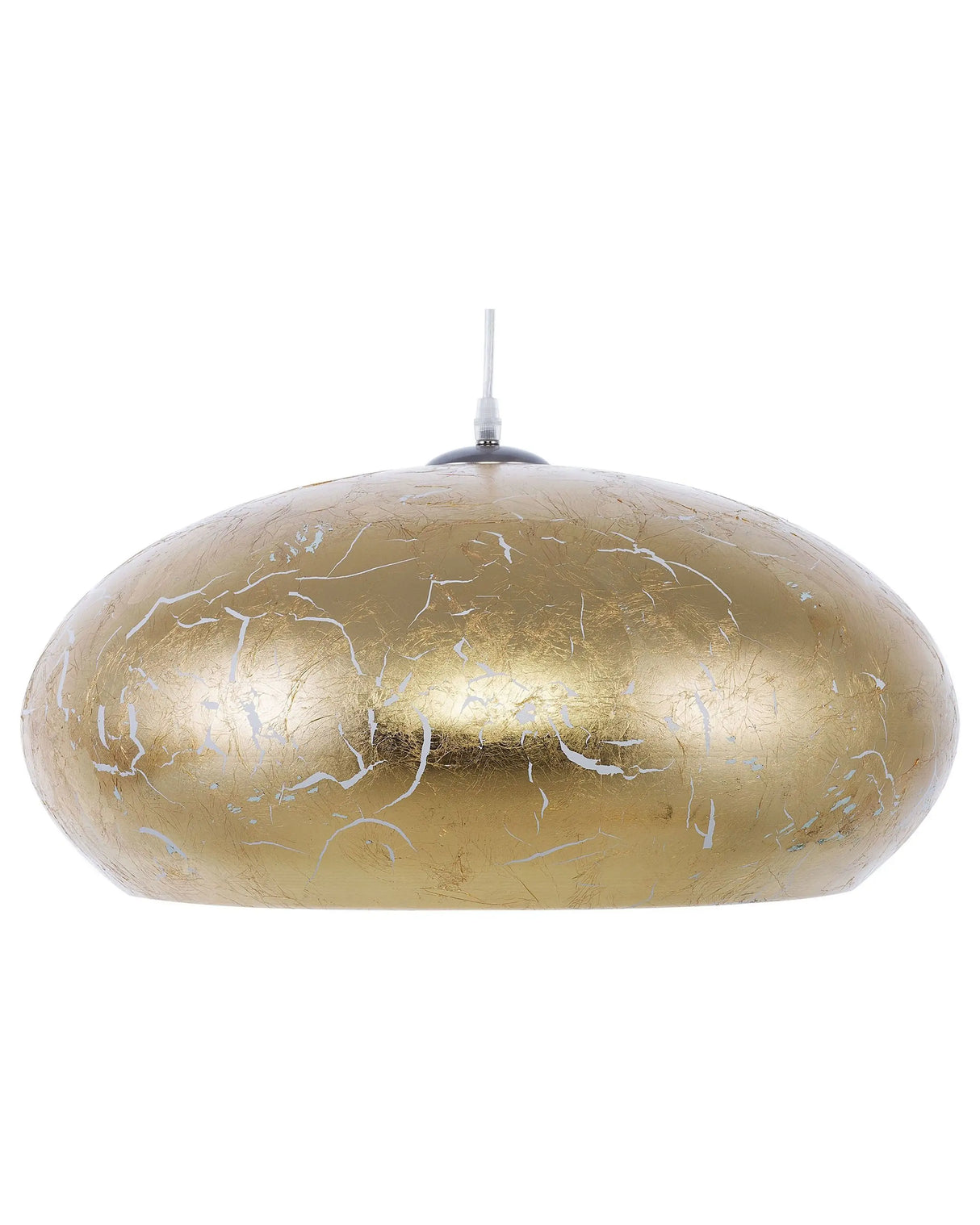 Pendant Lamp Gold Metal Vintage Ceiling Light Beliani
