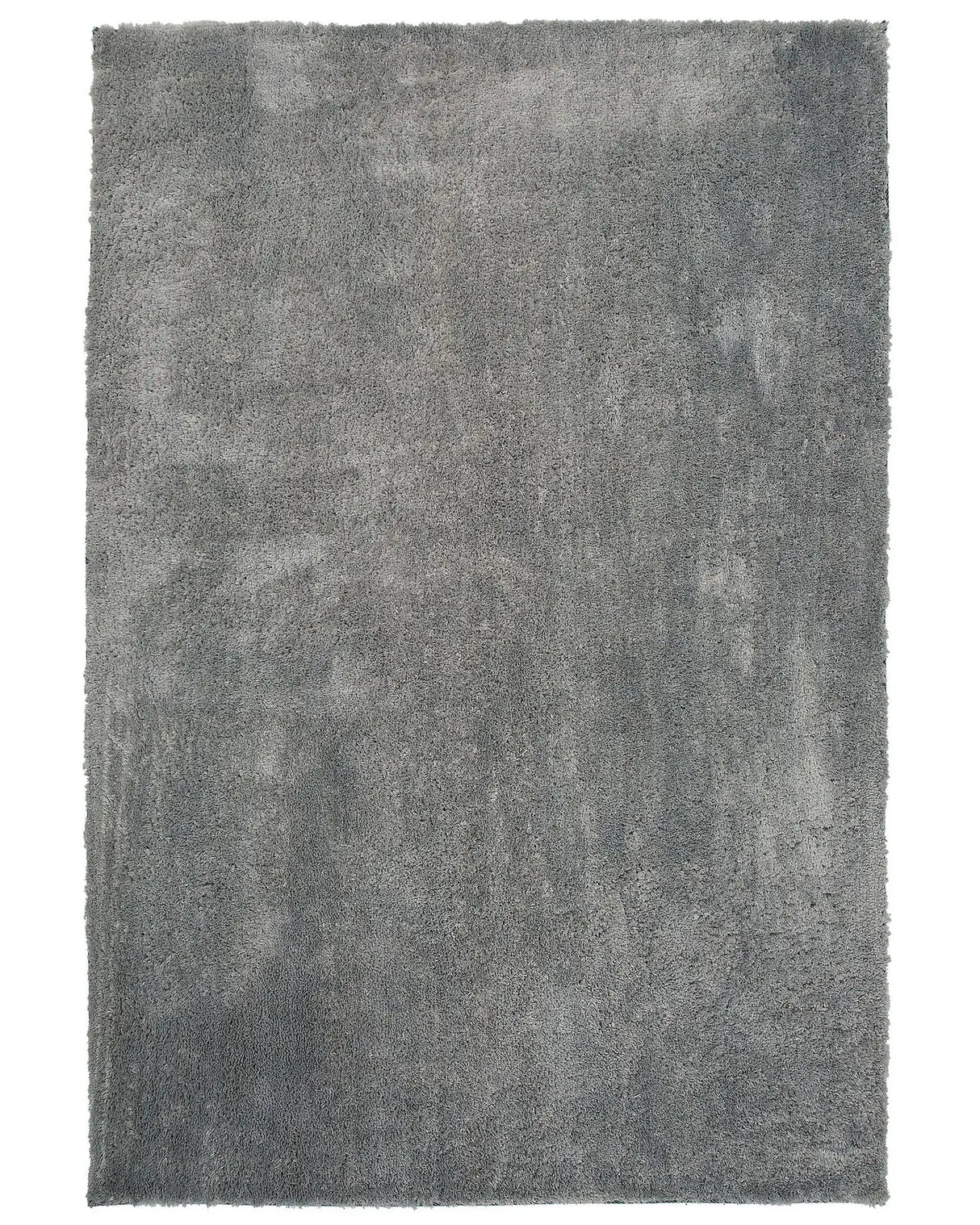 Shaggy Area Rug Grey Cotton Polyester Blend 200 x 300 cm Fluffy Dense Pile Beliani