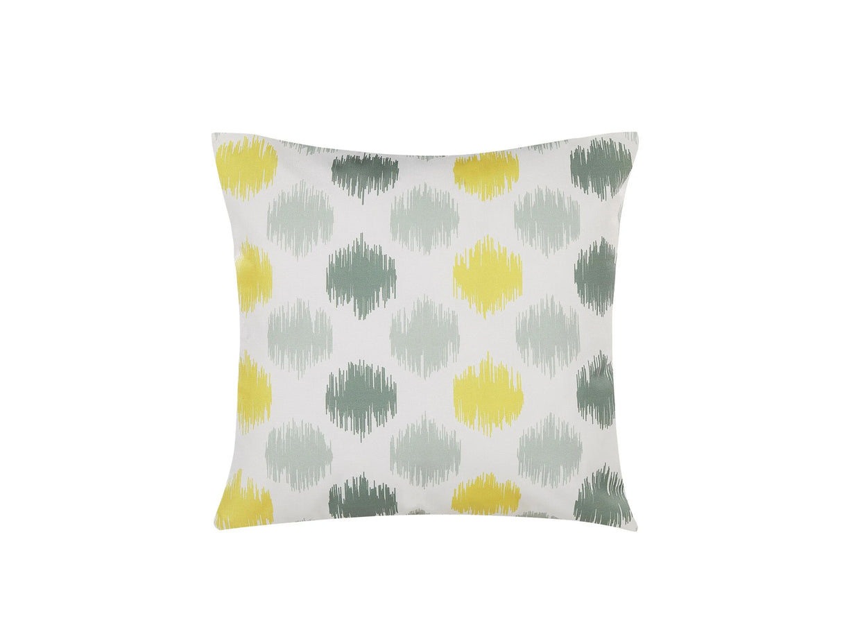 Garden Cushion Multicolour Polyester Square 45 x 45 cm Water Resistant Modern Pattern Beliani