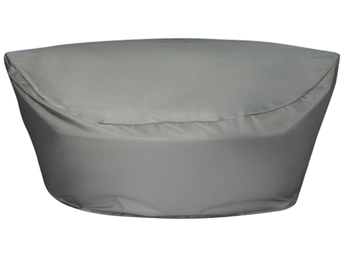 Garden Furniture Cover Grey PVC Fabric 170 x 230 x 75 cm Beliani